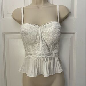 Beautiful white lace top